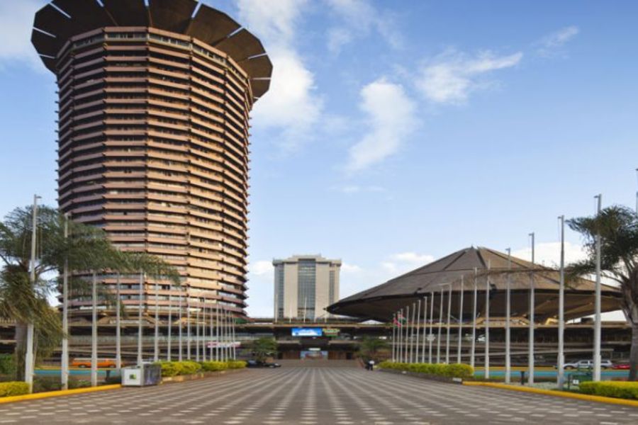 Top of the Kenyatta International Convention Centre