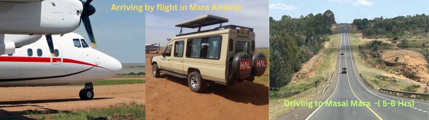 Nairobi to Masai Mara by Flight by road