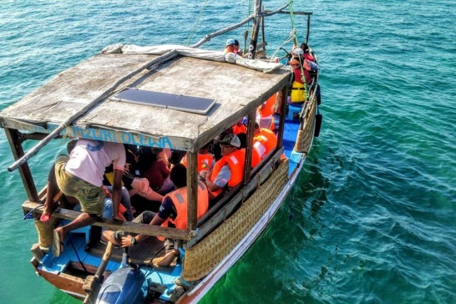 Kisite Marine Park Wasini Island Dhow ride Toombili Adventures